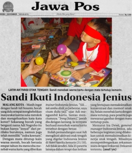 INDONESIA JENIUS - IndonesiaJenius.com - Training Aktivasi Otak Tengah Terbaik di Indonesia